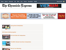 Tablet Screenshot of contests.chronicle-express.com